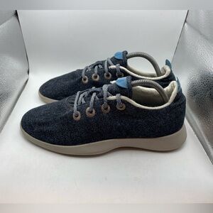 Allbirds Wool Runners men’s blue sneakers size 9